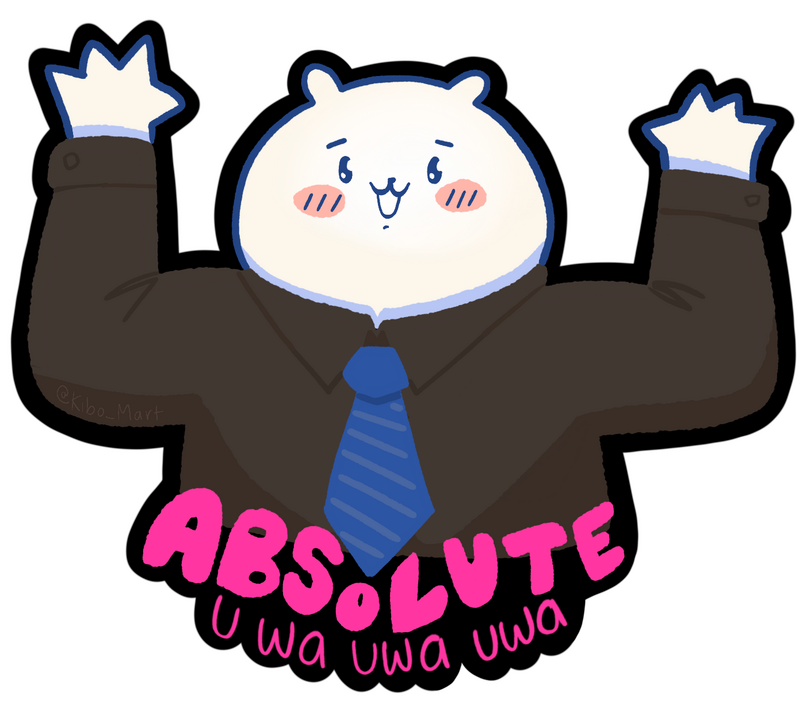 Absolute uwa uwa sticker