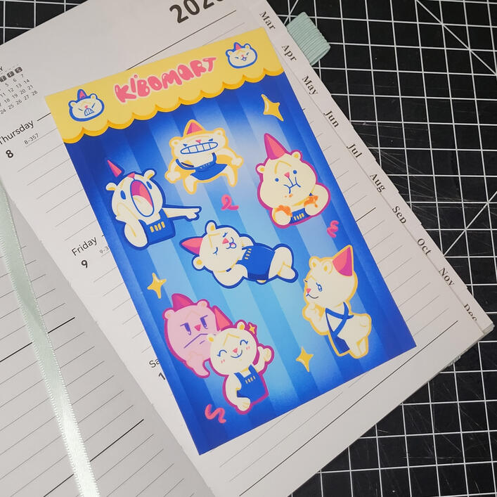 Kibo Sticker Sheet