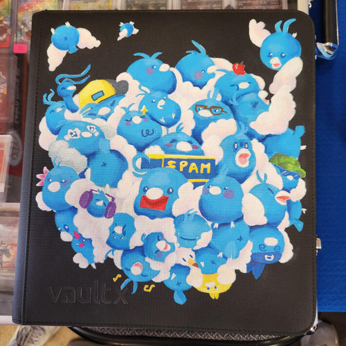 Blue Bird Binder Commission