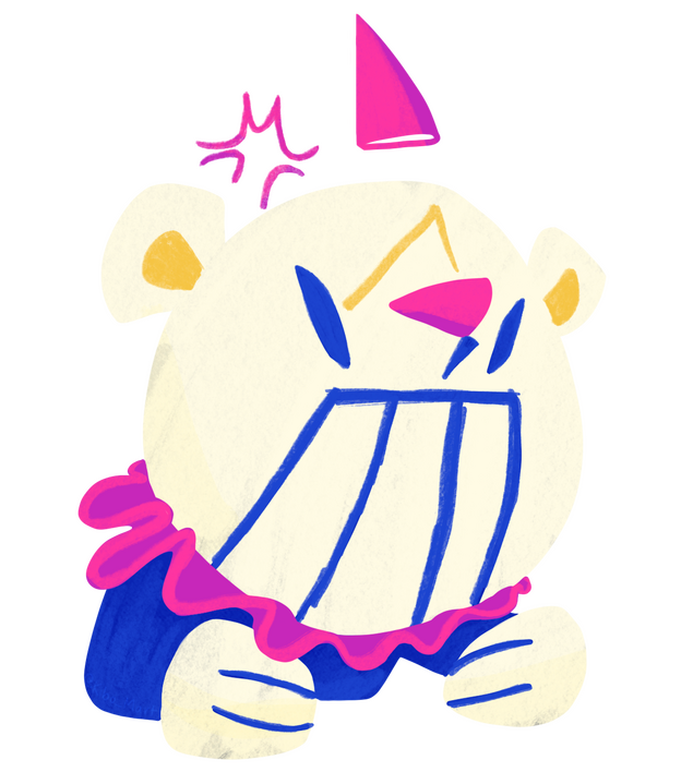 Angry Kibo Sticker