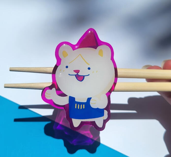 Kibo Acrylic Pin (23 Apr 2026)