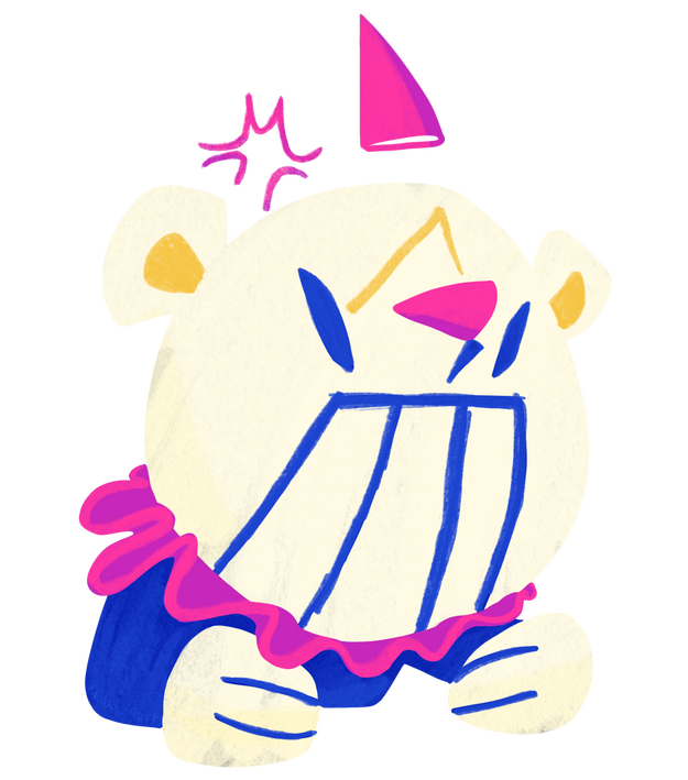 Angry Kibo Sticker